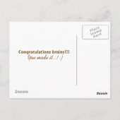 Brain Gears Briefkaart (Achterkant)