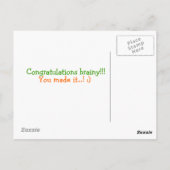 Brain Gears Briefkaart (Achterkant)