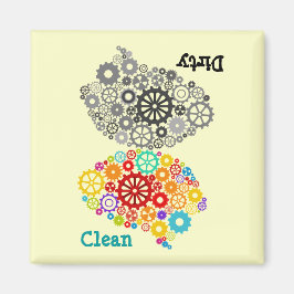 Brain Gears Dirty Clean Magnet