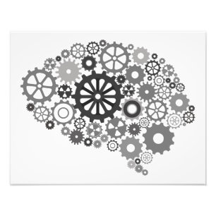 Brain Gears Foto afdrukken