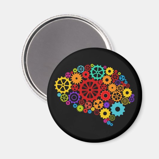 Brain Gears Magnet (Voorkant / Achterkant)