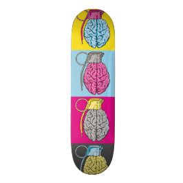 Brain Grenade Pop Art Persoonlijk Skateboard