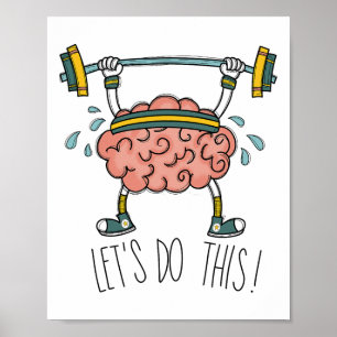 Brain Gym Brain Leren Brain Docent Laten we dat do Poster