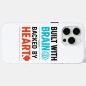 Brain & Heart iPhone Case (Achterkant (horizontaal))