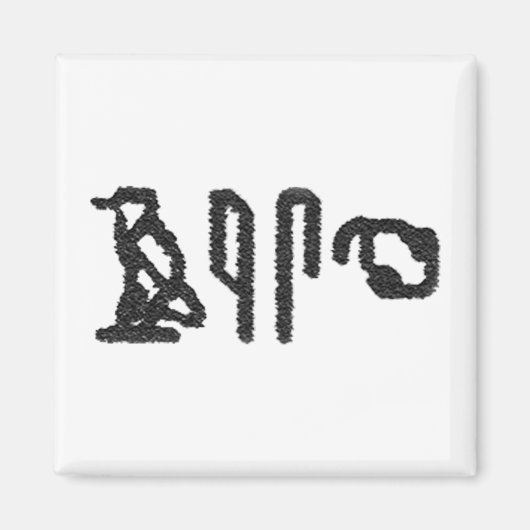 Brain Hieroglyphics Magneet (Voorkant)