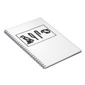 Brain Hieroglyphics Notitieboek (Rechterzijde)