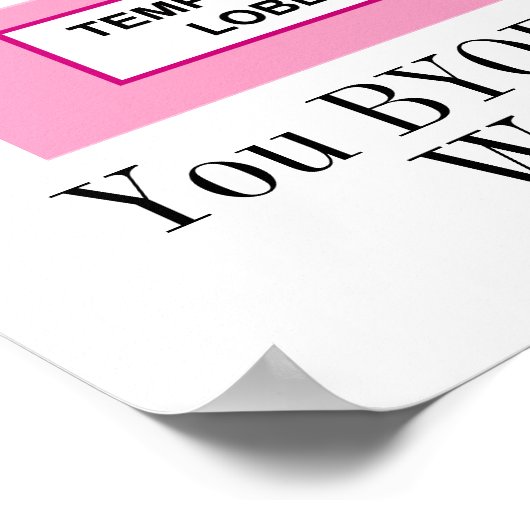 Brain Humor Teacher Poster (Hoek)