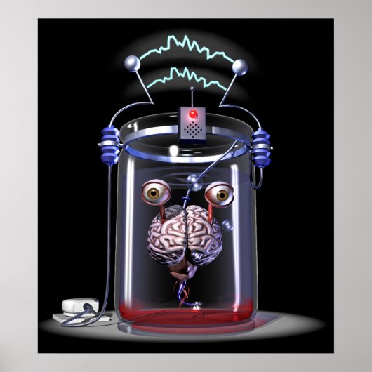 Brain in a Jar Posters (Voorkant)