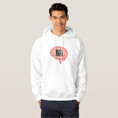 Brain in Japanese Kanji  Hoodie (Voorkant volledig)