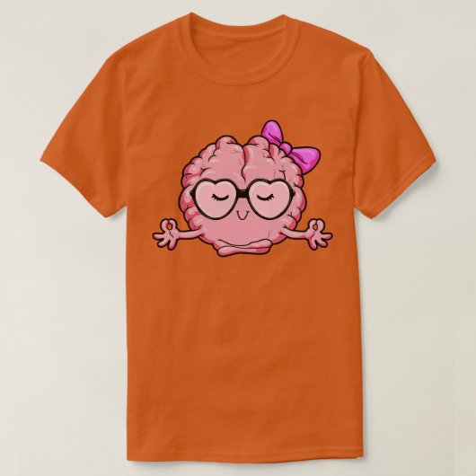 Brain in Yoga voor Advanced T-shirt (Design voorkant)