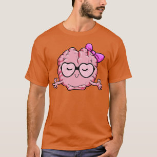 Brain in Yoga voor Advanced T-shirt