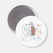 Brain Infographic Magneet (Voorkant / Achterkant)