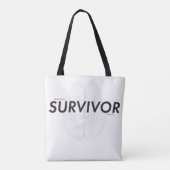 Brain Injury Survivor Tas w / Line Drawing Brain (Achterkant)