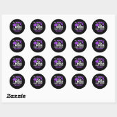 Brain is een grotere boosheid in Chiari Ronde Sticker (Vel)