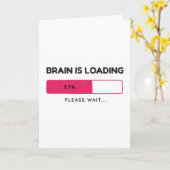 Brain is loading, please wait kaart (Gele Bloem)