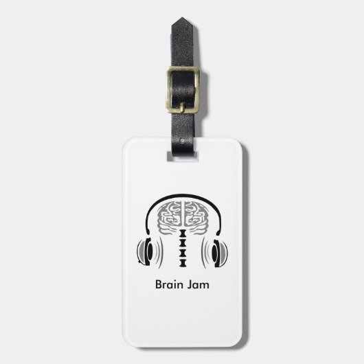 Brain Jam Bagagelabel (Voorkant verticaal)