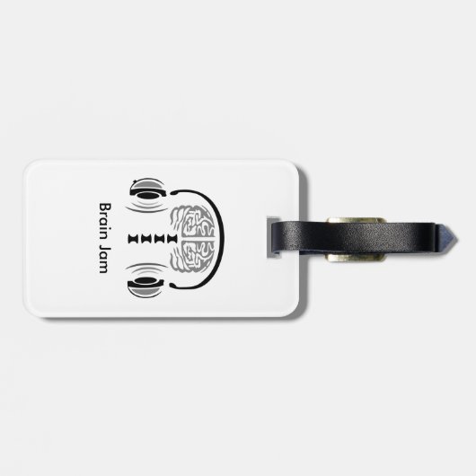 Brain Jam Bagagelabel (Achterkant horizontaal)