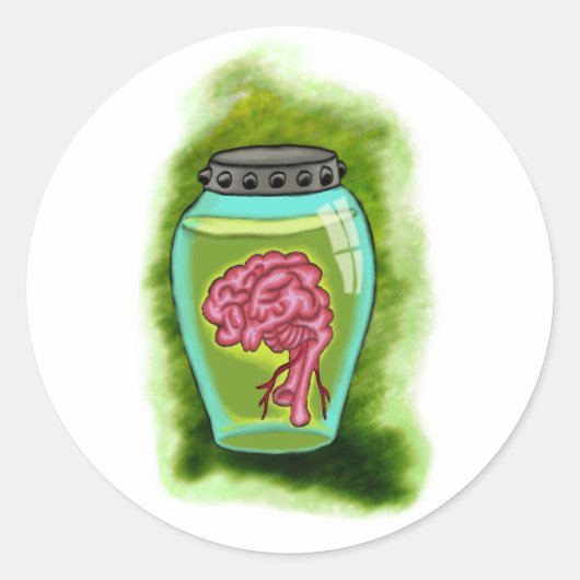Brain Jar Sticker (Voorkant)