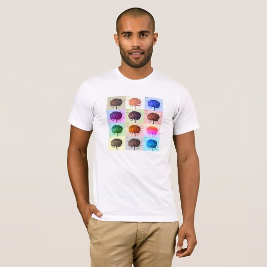 Brain/Kleur T-shirt (Voorkant volledig)