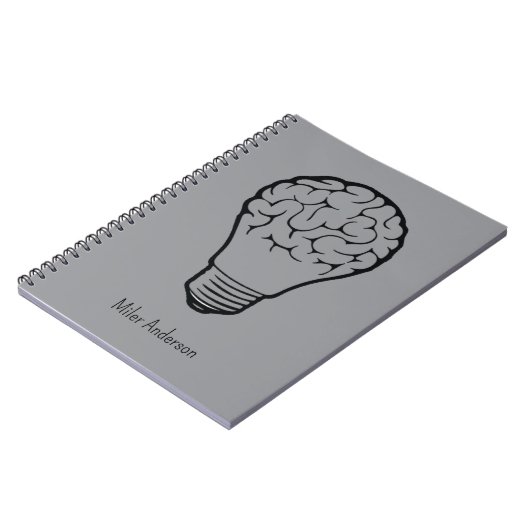 Brain Lamp - Creatief denkschrift - Mindmapping  Notitieboek (Linkerzijde)