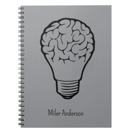 Brain Lamp - Creative Thinking Notebook- Mapping Notitieboek (Voorkant)
