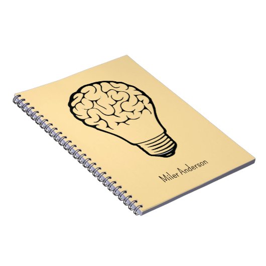 Brain Lamp - Creative Thinking Notebook- Mapping Notitieboek (Rechterzijde)