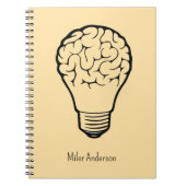 Brain Lamp - Creative Thinking Notebook- Mapping  Notitieboek (Voorkant)