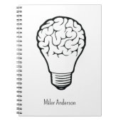 Brain Lamp - Creative Thinking Notebook- Mapping  Notitieboek (Voorkant)