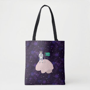Brain Landing Tote Bag