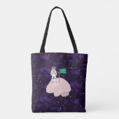 Brain Landing Tote Bag (Achterkant)