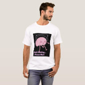 Brain Loading… Please Wait beroemd gemaakt door Fu T-shirt (Voorkant volledig)