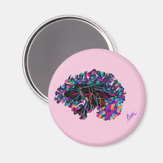 Brain Magnet (Voorkant / Achterkant)