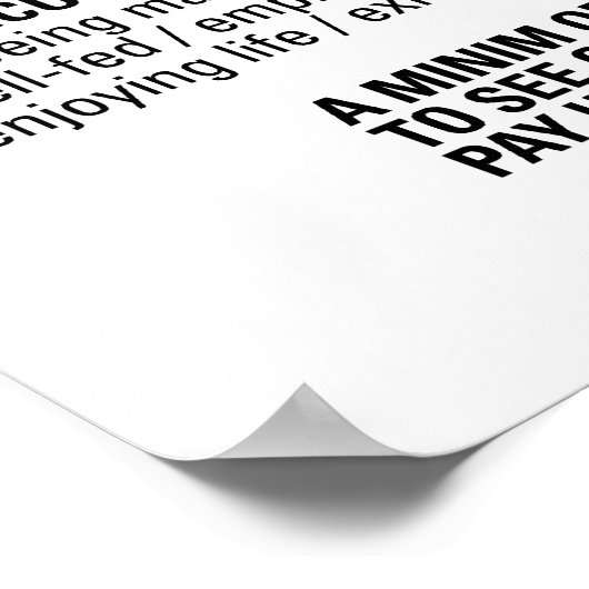 Brain Map - Capitalistische Republikein Poster (Hoek)