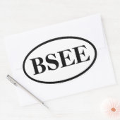 Brain Marathon - Style I () Ovale Sticker (Envelop)