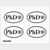 Brain Marathon - Style III () Ovale Sticker (Vel)