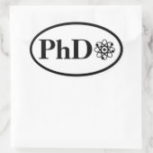 Brain Marathon - Style III () Ovale Sticker (Tas)