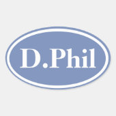 Brain Marathon - Style IV () Ovale Sticker (Voorkant)