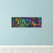 Brain Melt Canvas Afdruk (Insitu (Houten vloer))