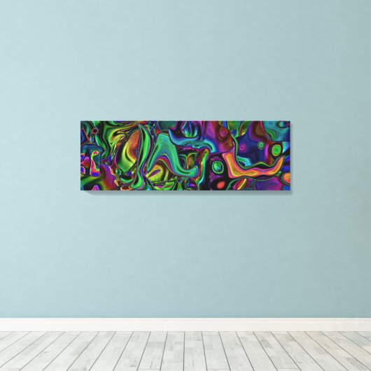 Brain Melt Canvas Afdruk (Insitu (Houten vloer))
