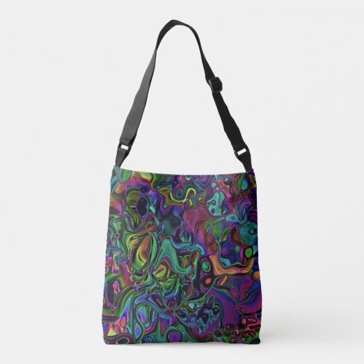 Brain Melt Canvas tas (Achterkant)