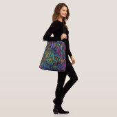 Brain Melt Canvas tas (Op model)