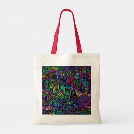 Brain Melt Canvas tas (Achterkant)