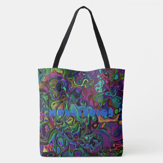 Brain Melt Canvas tas (Achterkant)