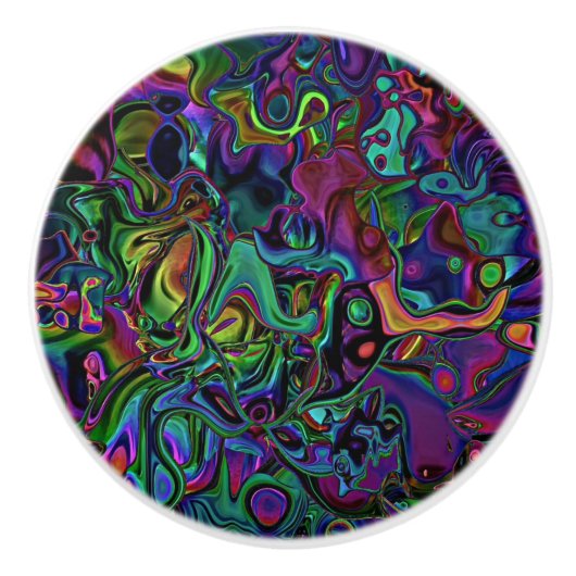 Brain Melt Ceramic Drawer Pull Keramische Knop (Voorkant)