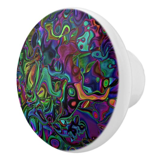 Brain Melt Ceramic Drawer Pull Keramische Knop (Rechts)