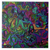 Brain Melt Ceramic Tegel Tegeltje (Voorkant)