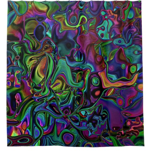 Brain Melt Douchegordijn (Voorkant)