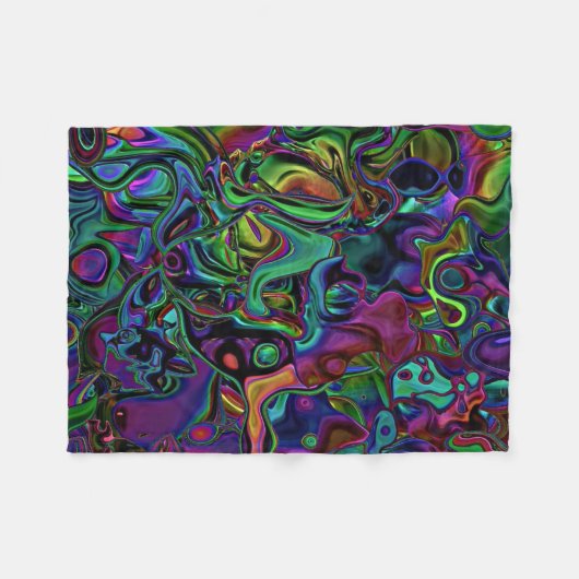 Brain Melt Fleece Blanket (Voorkant (Horizontaal))