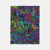 Brain Melt Fleece Blanket Deken (Voorkant)