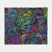 Brain Melt Fleece Deken (Voorkant (Horizontaal))